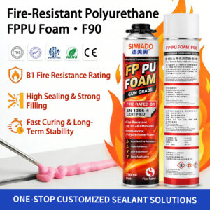 F90 Fire Rated FPPU Polyurethane Expanding Foam