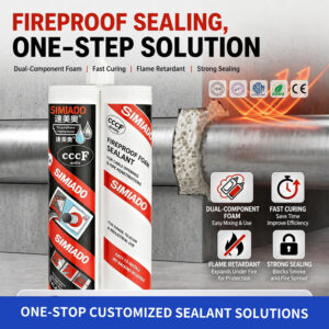 9.0 Dual Component High Density Expanding Fireproof Foam Sea