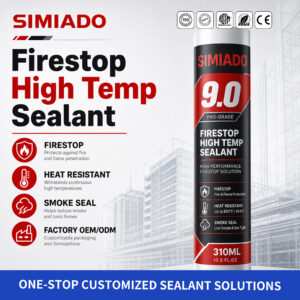 9.0 Firestop High Temp Sealant Fire Resistant Smoke Sealant