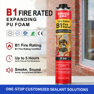 F30 B1 Fire Rated PU Foam 750ml | Doors, Windows & Pipes