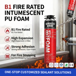 B1 Fire Rated PU Foam | High Expansion Gun Grade
