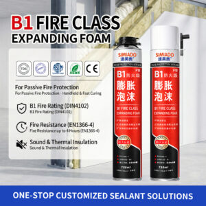 F10 B1 Fire Rated Expanding Foam 750ml Handheld PU Foam