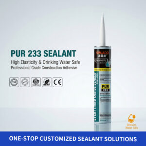 PU Sealant 233 High Elastic Waterproof Adhesive 300ml Pipe