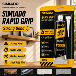 SIMIADO RAPID GRIP 50 ml nail-free adhesive for wood, metal, ceramic tile and stone